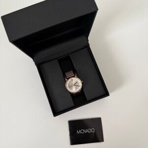 Movado Bold Mesh Bracelet in Rose Gold